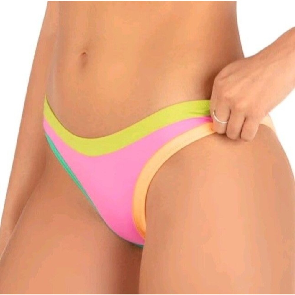 Hurley Mulricolor Cheeky Swim Bottoms Size XS Juniors NWT Bikini Bottoms
